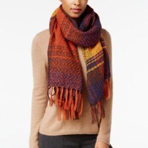 Steve Madden's Plaid Blanket Wrap New MSRP 42.00